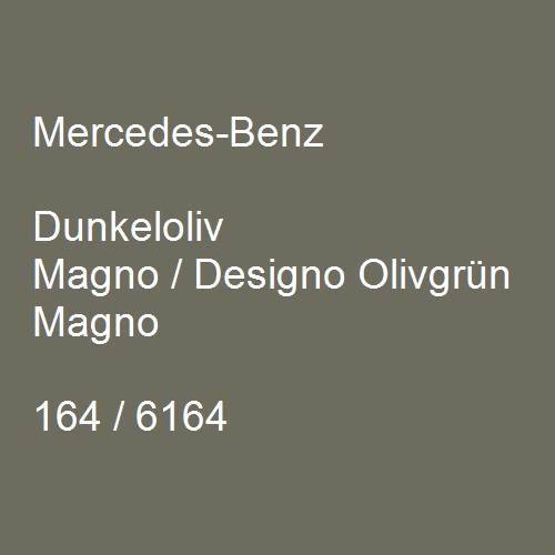 Mercedes-Benz, Dunkeloliv Magno / Designo Olivgrün Magno, 164 / 6164.
